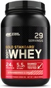 Optimum Nutrition Gold Standard 100% Whey Protein Powder, Mansikka & Cream, 2 punta (Packing May Vary)