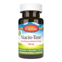 Carlson - Niacin-Time, Aika-Release, 500 mg, B-3 vitamiini, kolesteroliaineenvaihdunta, energian tuotanto, sydänterveys, 50 tablettia