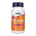 NYT lisäravinteet, E-400 IU-vitamiini, D-Alfa-tokoferyyli, antioksidanttisuojaus, Softgels, 100