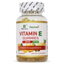 E-vitamiini Gummies 268 mg, herkullinen, vegaaninen, ei-muuntogeeninen, aikuisten Gummy lisäravinteet, immuuni, ihon ja silmien tuki, 60