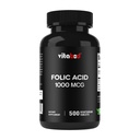 Foolihappo 1 mg (1000 mikrog) (Vitamin B9) - 500 kasvistablettia - välttämätön prenataali- ja postnataalivitamiini