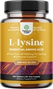 Natures Craft L-Lysine Free Form Kapselit - High Strength L-Lysine Supplement for Eye Health