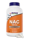 Nyt NAC 600 mg, 400 kapselia (pakkaus 2), N-asetyylikysteiini ja Selenium