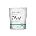 Tohtori Mercola Pure Power Organic Whey Protein - 20 g Protein - Tukee Lihaksen kasvu & energia - Ruoho-Fed Whey Concentral - 15 Servings (20.60 oz) - Alkuperäinen