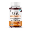 OM MUSHROOM SUPERFOOD Cordyceps Gummies, USA Kasvaneet luomusienet, tuki, Endurance, energia, & Recovery, 60 Count, 30 Tarjoilut Gummy lisäravinteet
