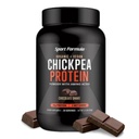 Sport Formula Chickpea Protein Powder, Organic and Vegan Plant Based Protein, Kaikki Natural Protein Powder Essential amino Acids, Chocolate Flavor, vain 2 net Carbs 21 gramman proteiini