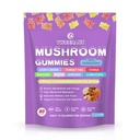 Sienen täydentää Gummies Ashwagandha ja Lions Mane, Maitake, Turkey Tail, Reishi, Chaga, Shiitake, Cordyceps Nootropic Brain Supplement for Focus, Muisti, Immuuni, Tuki ja Stressi Relief
