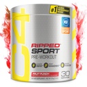 C4 Ripped Sport Pre Treenout Powder Fruit Punch - NSF Certified for Sport + Zero Sugar Preworkout Energy Supplement for Men & Women - 135mg kofeiini + painon menetys - 30 tarjoilut