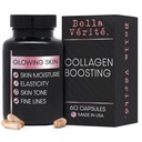 Bella Vérité Daily Collagen Supplement for Women & Men - Olennaisia vitamiineja nuorekas, Radiantti Complexion & Overall Health - Tuki hehkua & pehmeä iho, vähentää ryppyjä & kuivuus (60 kapselia)