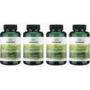 Swanson Ashwagandha Powder Supplement - Ashwagandha Root edistää stressin lievittämistä ja energiaa - Ayurvedic Supplement for Natural Wellness (100 kapselia, 450 mg Each) 4 pakkaus