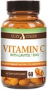 100% luonnollinen C-vitamiini Acerola Cherry Lavitol DHQ Dihydroquercetin Plus 250 mg Citrus Bioflavonoidit - Koko ruoka C-vitamiini, Ei synteettistä askorbiinihappoa ja ei lisäaineita - 250 mg, 60 kapselia