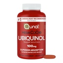 Qunol Mega Ubiquinol CoQ10 100mg, Superior Absorptio, Patentoitu vesi ja rasvaliukoinen luonnollinen täydentää Form of Coenzyme Q10, Antioksidantti Heart Health, 120 Luku (Pakkaus 1) Softgels