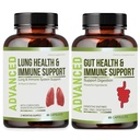 Lung Health & Immuno Support Supplement - Keuhkojen puhdistus ja detox kanssa vastustuskyky vitamiineja parempien keuhkojen, immuuni puolustus, kirkas keuhkot & syvä hengitys mukaan lukien Quercetin & Cordyceps. Kaksi kuukautta