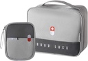 Tyhjät ensiapulaukut Travel Medical Supplies Eristetyt lääketieteen laukku Kätevä turvallisuus Kit Puku perheelle Ulkona Retkeily Camping Auto Toimisto Työpaikka, Grey