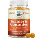 Turmeeric Gummies aikuisille Persikka maku - Extra Strength Yhteinen tuki Gummies kanssa Turmeric Curcumin kanssa Black Pepper Extract ja inkivääri - ja inkivääri persikka vitamiinit aikuisille