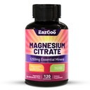 Magnesiumsilikaattikapselit 1250 mg, suuri imeytyminen Magnesiumsilikaattilisä elementillä Magnesium, lisävahvuus Magnesiumlisä, ei-GMO, gluteeniton, 120 kasvikapselia