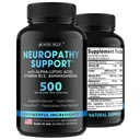 Neuropatia Tuki Natural Nerve Discomfort Relief - Valmistettu USA: ssa - Nerve Antioksidantti Trigeminaaliseen Neuralgiaan, diabeettiseen ja perifeerisen neuropatiaan - kädet, kaula, jalat ja varpaat Hoito Formula - 60 Caps