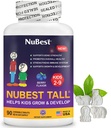 NuBest Pitkät Lapset - Toddlers Vitamiinit ja lapset Vitamiineja ikä 2-9 - Tuki Luun vahvuus, yleinen terveys ja immuniteetti - Eläinten muodot - 90 purutablettia ... 6 viikkoa tarjonta