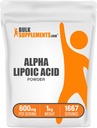 BulkSupplements.com Alpha Lipoic Acid Powder - ALA Supplement, Alpha Lipoic Acid 600mg - ALA Powder, Gluteeniton - 600 mg Alpha-Lipoic Acid per Serving, 5kg (11 lbs) (Pack of 5)