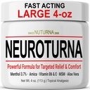 Neuropatia Nerve Relief Cream - nopea toiminta Max Relief jalat varpaat takaisin - Ultra Strength Mentol Arnica Aloe Vera MSM, rauhoittava Natural Nerve Comfort Relief, Paraben-vapaa 4 Oz