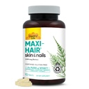 Maa Life Maxi-Hair Supplement - 2000mcg Biotin & vitamiineja hiukset, iho ja kynnet - Certified Gluteeniton & kasvissyöjä - Tukee hiusten kasvua, 90 tablettia