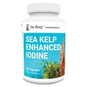 Tri. Berg Sea Kelp Tehostettu jodi - 200 mikrog Premium Jodi - Seaweed Blend Sisältää Klamath sinivihreä Algae & Sea Kelp - 90 kapselia