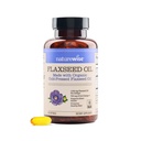 NatureWise Pellavaöljy 1200 mg, Fish Free Omega 3 6 9 kanssa 720mg ALA, ruokavalio täydentää Heart Health Support - Organic, Cold Pressed, non-GMO - 60 Softgels[2-Kuukausi tarjonta]