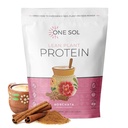One Sol Lean Plant-Based Protein Powder, Pea & Brown Rice Protein, Low Carb, Vegan Friendly - Gluteeni, Laktoosi, & soijaton - Ei lisättyä sokeria, ei GMO:ita, puhdas ravitsemus, ei turvotusta (Horchata)