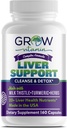 kasva vitamiinin maksa Cleanse Detox kapselit w / Unique Blend maito Thistle, Artisoke & Voikukkauute - Liver Supplement Sisältää Turmeric, Beetroot & Koliini - 60 kapselia