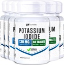 HealthFare Kalium Iodide Tabletit ... 130 mg... 360 nopeasti liukenevaa tablettia (6 pakkaus)...