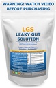 Vuotava Gut Repair w/L Glutamiini & Prebiootit- Gut Palauta, Vuotava Gut Health Powder- Vuotava Gut Repair Lisäravinteet IBS, Ruoansulatus ja Gut Lining Tuki Sisältää Guthealth Assist Book