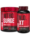 Jacked Factory Nitrosurge Shred Thermogenic Esityö Watermelon & N.O. XT Typpioksidi Booster miesten ja naisten