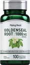Piping Rock Goldenseal juurikapselit ... 1000 mg... 100 pilleriä... ...