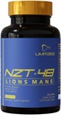 NZT-48 Premium Brain Booster - Lions Mane lisäkapseleita - Nootropic Brain täydentää muistia ja keskittyä - aivojen pillereitä - luonnon energiaa - kofeiiniton, fosfatidyyliseriini, 30 tarjoilua