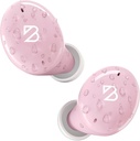 Back Bay Audio Tempo 30 Langattomat korvakorut pienille korville - Award-Winning Sound, Sweetproof Bluetooth Earbuds, Mukavat korvanuket naisille, vaaleanpunaiset korvakuulokkeet Pienet korvakanavat, pitkät kuulokkeet
