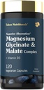 Tahoe Nutritionals Magnesium Glycinate ja malaattikompleksi . D3-vitamiinia. 120 kapselia.