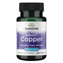 Swanson Copper Antioksidantti Immuunijärjestelmän Red Blood Cell Support Mineral Supplement (Copper kelaatti) 2 mg 300 Tabs (2 pakkaus)