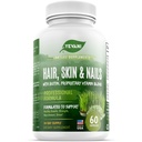 100% Puhdas hiukset, iho ja kynnet vitamiinit Biotiini Super Blend Formula, suunniteltu tukemaan Radiant Kauneus, Hiukset, ihon ja kynsien terveys sekä naisille että miehille
