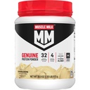 Lihasmaito Aito proteiinijauhe, banaani Crème, 1,93 punta, 13 Tarjoukset, 32g proteiinia, 4g sokeria, kalsiumia, A-vitamiinit, C & D, NSF Certified for Sport, Energizing Välipala, Pakkaus Vary
