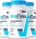 NutraRize (3 pakkaus ViraFlexx miehille, Pro Kapselit, Mies Performance Support 500mg, Kaikki luonnollinen ruokavalio täydentää tukea yleistä terveyttä, Vira Flexx arvostelut (180 kapselia)