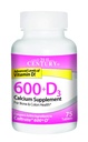 2000-luvun kalsium 600+D3 tabletti 600 mg-800U 75