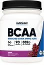 Nutricost BCAA Powder (Grape, 90 Servings) - Optimaalinen 2:1:1 suhde, kasvissyöjä, ei-GMO