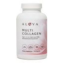 Alaya Naturals Hydrolysed Multi Collagen Peptides Protein Capsules - tyyppi I, II, III, V, X Grass-Fed Nauta, Kana, Marine Collagen Supplement MSM + GC (Kapsulit - 120 Count)