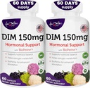 Naiset DIM Complex 150mg - Bioperine Estrogeeni Balancing pillereitä menopause & Hot Flass Relief Tuki Hormonaalinen akne Tehokas täydentää - 60 kapselia - Valmistettu USA
