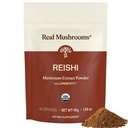 Real Sienet Reishi Sienijauhe - käsinvalitut luomusieniuutteet - Red Reishi Tranquil Daily Wellness kanssa todennettu Beta Glucans Vegan, ei-GMO, Ei viljan täyttöaineita, 45 tarjoilut