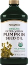 Piping Rock Kurpitsa siemenöljy Organic Cold Pressed 16 Fl Oz ...