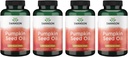 Swanson Pumpkin Seed Oil - Korkea Biosablet EFAs - (100 Softgel Kapselit, 1000 mg Each) 4 pakkaus