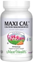 Maxi Health Calcium 1000 mg täydentää D3-vitamiinia (1000 IU) ja magnesiumia (500 mg) - Luu, hampaat ja yhteinen tuki miehille ja naisille - 90 kapselia
