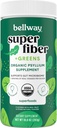 Bellway Super Fiber + Vihreät Powder, Sokeriton Psyllium Husk Kuitu Super Greens (30 tarjoilua)