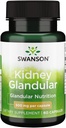 Swanson Raw Munuaiset Glandular 500 Milligrams 60 Kapselia